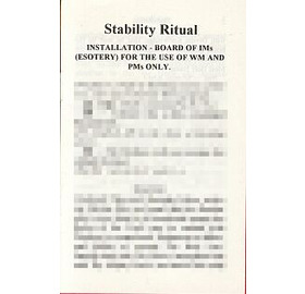 Stability Ritual Inner Working