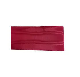 Crimson Watermarked Ribbon - 50mm (per metre)