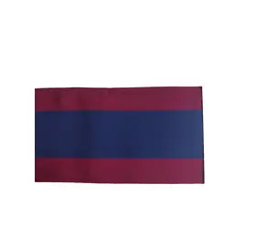 Mark Provincial Sash and Apron Ribbon - Dark Blue and Crimson - 100mm (per metre)