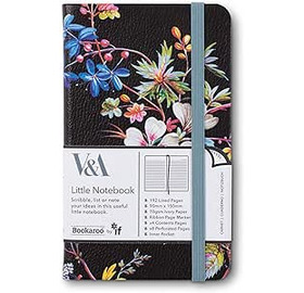 Notebook: A6 Journal Kilburn Black Floral