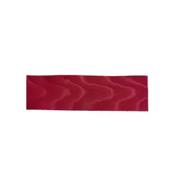Crimson Watermarked Ribbon - 38mm (per metre)