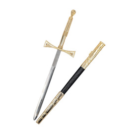 Poniard/Dagger with Black scabbard (decorative) 
