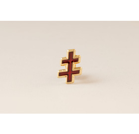 Knights Templar Priest Pin Badge