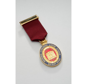 Quatuor Coronati Breast Jewel - Red (QC Lodge Members)