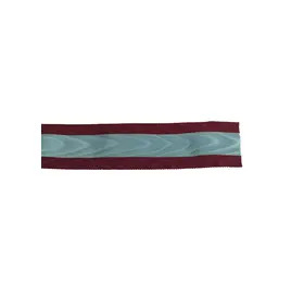 Mark Master Mason Breast Jewel Ribbon - Watermarked Light Blue and Crimson - 38mm (per foot)