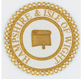 Hampshire & Isle of Wight - Grand Registrar (Craft Apron Badge - Dress)