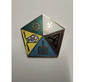 Allied Masonic Degree Past Master Collarette Jewel