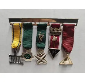 Allied Masonic Degree Miniature Breast Jewel