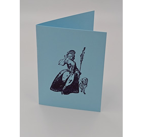 Shepherdess Card - Limted Edition Hand-Printed (All proceeds go to Charity)