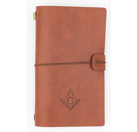  Masonic Leather Bound Notebook 