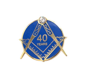 Craft 40th Anniversary Lapel Pin Badge