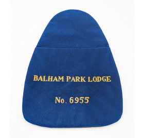 Balham Park Lodge No. 6955 - Alms Purse Blue Velvet
