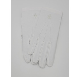 White Square and Compasses Gloves (XXL Size 11)