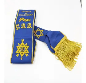 Order of the Secret Monitor - Dorset & Wiltshire - Provincial Grand Bow Bearer Sash