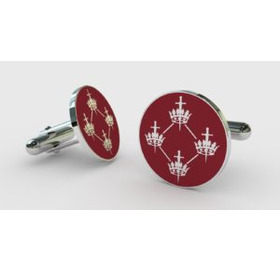 Quatuor Coronati Red Cufflinks