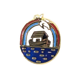 Royal Ark Mariner - Gold Plated & Enamel Lapel Pin Badge