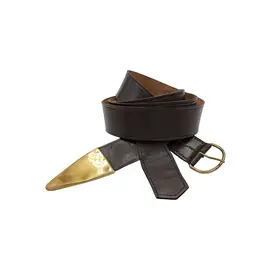 Knights Templar Leather Belt & Frog (Length 71 inches)