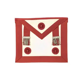 Craft - Provincial Grand Steward Apron - Rosettes Finest Leather (Without a Badge)