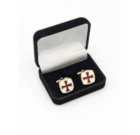 Knights Templar Enamel Cufflinks 