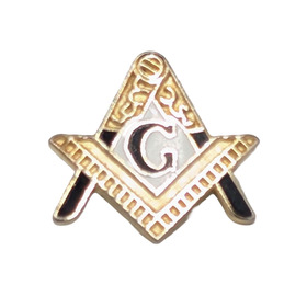 Masonic Square and Compass - Pin Badge (Large)