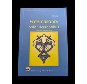 Freemasonry Solis Sacerdotibus Vol 35 -2021
