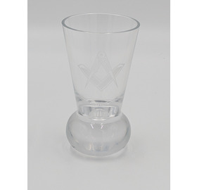 Firing Glasses (Engraved Masonic -Style 2)
