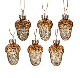 Golden Acorns - Set of 6 