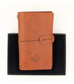  Masonic Leather Bound Notebook 