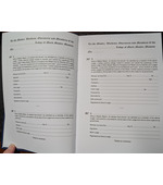 Mark Master Mason Declaration Book (A5)