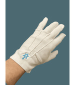 Light Blue Square and Compasses Gloves