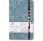 Notebook:A5 Journal Kilburn Black Floral