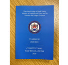 Mark Masons Combined Book of Constitutions and Yearbook 2020