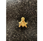 Masonic Pin Badge Square & Compass Very Small and Discrete 